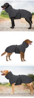 Suéter De Peluche Grueso Para Perro Con Capucha De Color Sólido Ropa De Mascota Cálida Y Confortable Para Invierno - details 1