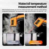 Termómetro Infrarrojo No Contacto TH201 -50℃~400℃ /-58℉~752℉ Digital Manómetro Industrial Con Láser Handheld Para Pruebas De Temperatura - details 10