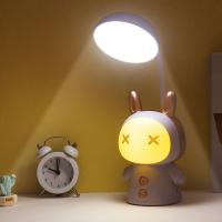 Lámpara Nocturna Recargable Con Modos De Iluminación Variados Protección Ocular Diseño Flexible De Tubo Culebrudo Dibujos Animados Lindos Lectura En La Mesa - details 2