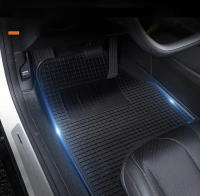 Juego de 4 Alfombrillas de goma Universales antideslizantes , lavables para coche. Alfombras de goma  para vehiculos Universales - details 3