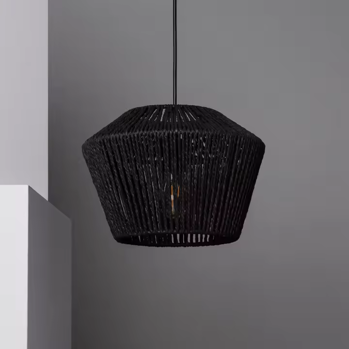 Ledkia Lámpara Colgante Papel Trenzado Trenza Lebil ILUZZIA - 1