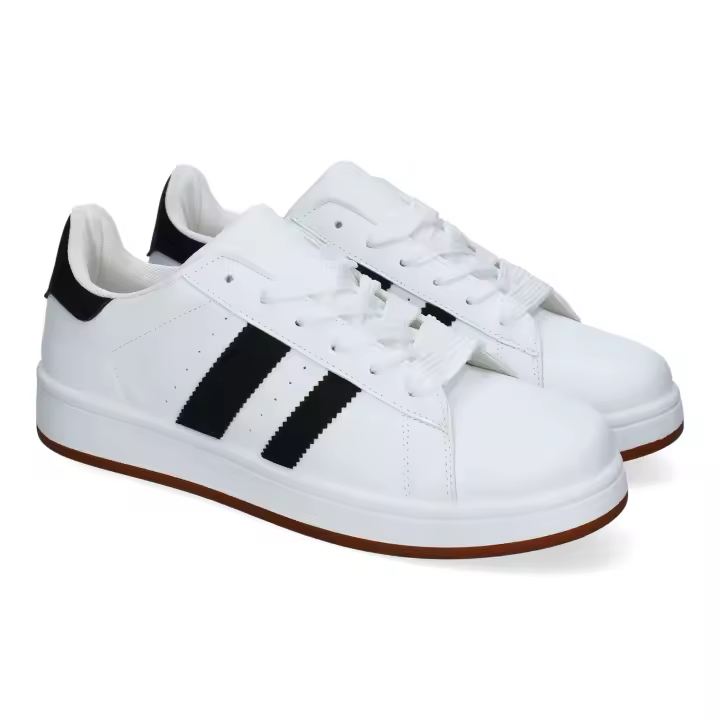 Zapatillas casual cómodas para hombre color blanco FC-91 - 1