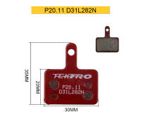 Tektro Frenos De Disco MTB Cermetas De Freno De Metal Y Resina Para Bicicleta De Montaña Compatible Con Shimano B01S E350 M275 MT200 - details 5