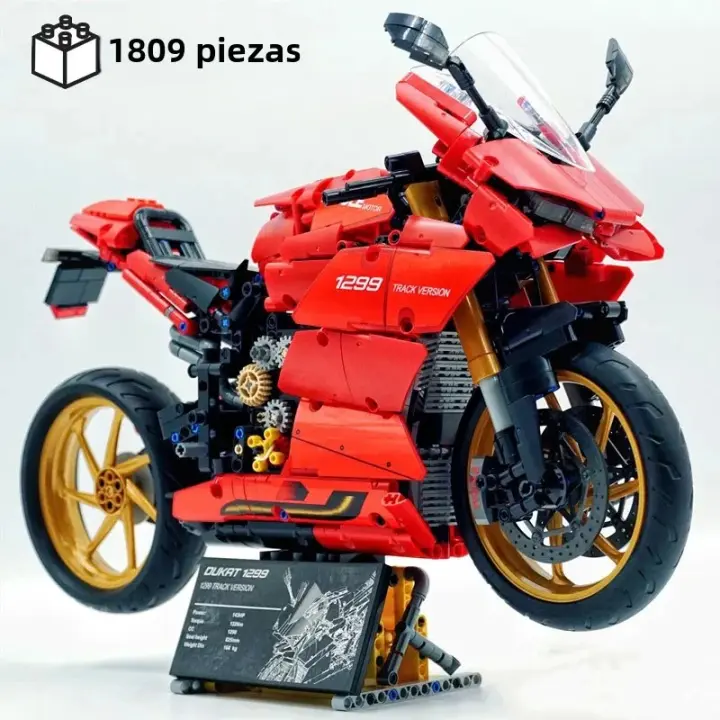 Bloques De Construcción Técnicas Para Motocicleta Modelo De Carreras Deportivas De La Ciudad Locomotivo Mecánico Juguete De Artesanía Para Niños Regalo Compatible Con Lego ABS Sin Batería Unisex - 1