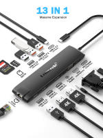 Lemorele Estación de Acoplamiento USB C para Monitores Triples,  Surface Laptop. Hub Multiport Tipo C Thunderbolt 3 con HDMI Dual 4K + Ethernet + 10Gbps - details 2