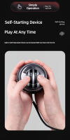 Gyroball Powerball Entrenador De Muñeca Y Antebrazo Equipo De Fitness Muscular Bola De Giro Estabilizador De Músculos De Mano Ejercicio De Fortalecimiento De Brazos - details 10