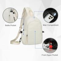 Bolso bandolera ligero, bandolera, bandolera, mochila pequeña, mochila de pecho para hombre y mujer, impermeable. - details 3