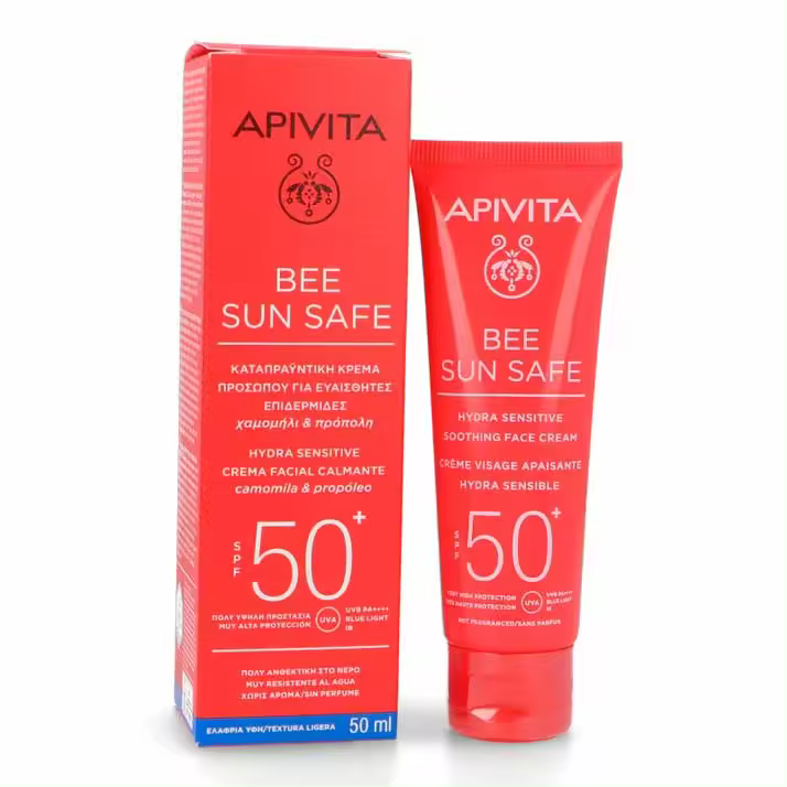 Apivita Bee Sun Safe Hydra Sensitive Crema Calmante Spf50 50 Ml - 1