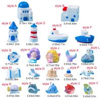 Figura Miniatura De Ballena Y Delfín Marinos Simulados Decoración Micro Paisaje Para Decoraciones Del Hogar Y Acuarios Resina Peso 11g - details 1