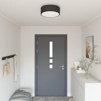 Luz de techo vidaXL, empotrable, negra Ø 38 cm, bombilla E27 - details 0