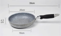 Sartén Wok No Adherente 28/26/24/20cm Para Inducción Y Fogón De Gas Herramienta De Cocina Para Hornear Panques Y Huevo Set De Cocina Eco-amigable - details 6