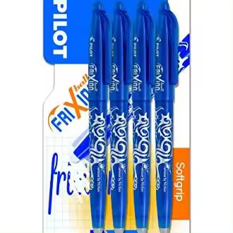 Pilot - Frixion Ball - BolÃ­grafo borrable, 4 unidades, color azul - 1