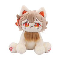 Juguete De Peluche Lindo Meow 28 Cm/11.02 Pulgadas Juego Genshin Impact Animal De Peluche Para Niños Regalo De Cumpleaños - details 1
