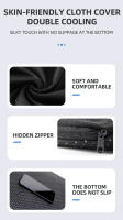 Almohadilla De Silla Gel Doble Gruesa Para Alivio De La Presión Verano Transpirable Suave Para Coche Oficina Silla - details 8