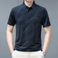 Polera Polo Para Hombre Casual Negocios Corta Resistente Al Arrugas Y Liso Cómoda Transpirable Verano Viscosa Solida Regular - details 3