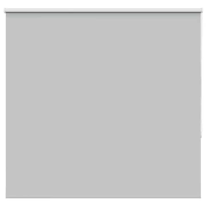 vidaXL Estor Enrollable Opaco gris claro 155x130 cm Tela Ancho 151,6cm - 1