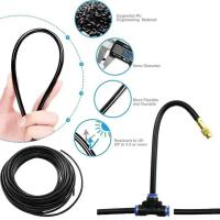 Juego De Riega Automático Universal 5-20M Con Boquilla De Cobre Rotativa Para Jardín Y Balcones Kit De Riego Con Atomización - details 2