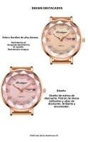 Reloj De Mujer POEDAGAR Moda Impermeable Luminoso Acero Inoxidable Elegante Reloj De Pulsera Para Dama Regalo Con Manos Luminosas Y Fecha Completa - details 4