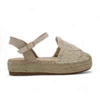 Calzados soraia, Sandalia ganchillo mujer para verano, Sandalia con plataforma de yute, 2024 - details 5