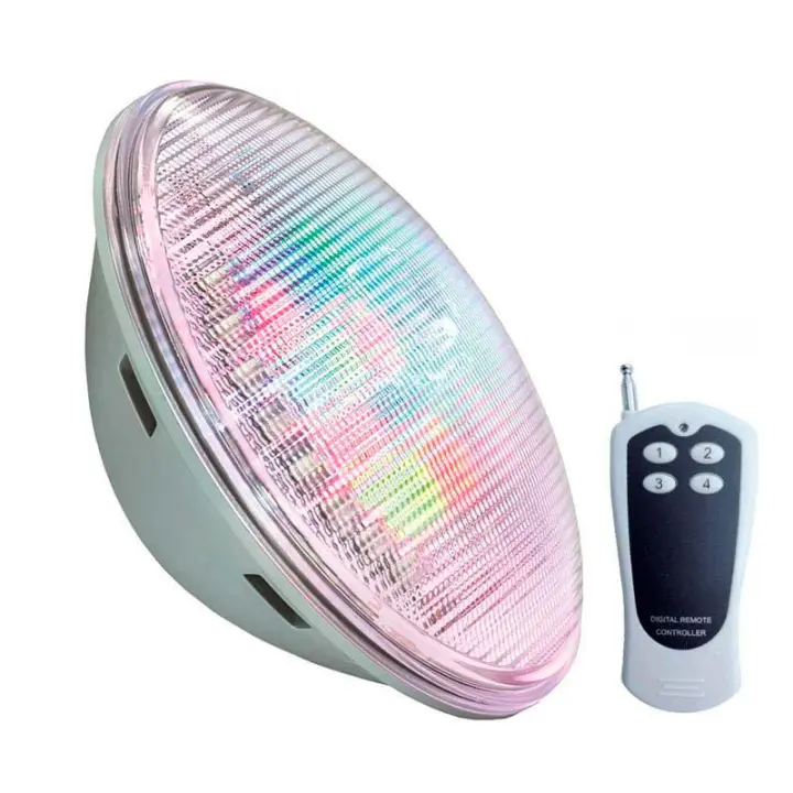 LEDBOX Lámpara LED PAR56 RGB para piscinas, G53, 45W, Acero inox.ext., RGB. Iluminación exterior LED, Iluminación para Piscinas - 1