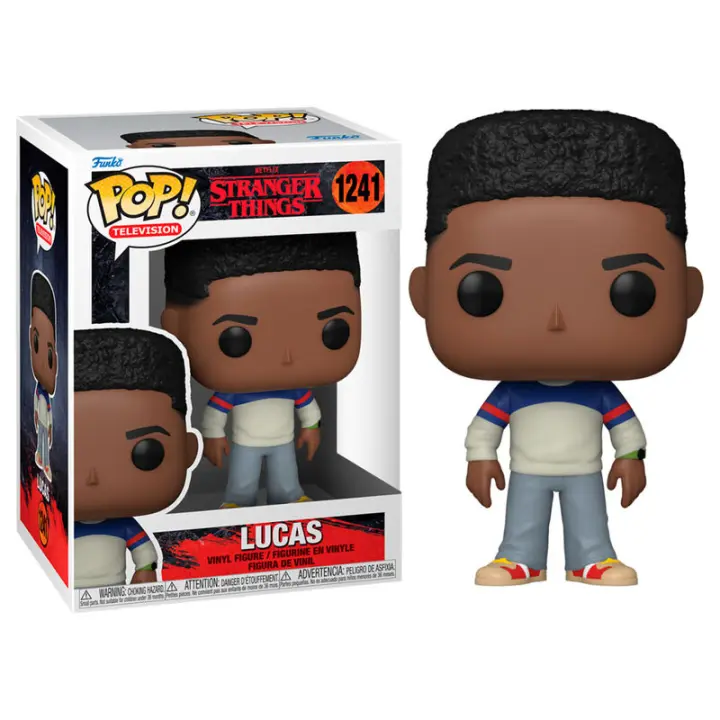Figura Funko Pop Stranger Things Lucas-Figura de Vinilo Coleccionable - Idea de Regalo- Mercancia Oficial - Juguetes para Niños y Adultos - Movies Fans - Muñeco para Coleccionistas y Exposición - 1