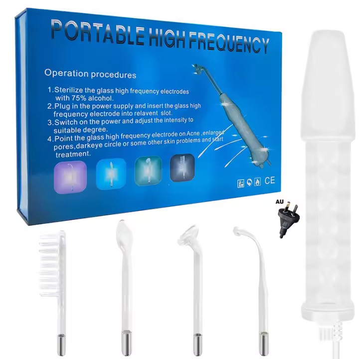 Máquina De Masaje De Alta Frecuencia Para Tratamiento De Piel Con Cepillo De Belleza Terapia De Ozono Con Varita - 1