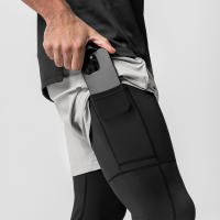 Nuevos Shorts Cortos Para Hombre Verano 2024 2-en-1 Casual Street Fitness Entrenamiento Secado Rápido Transpirable Running Shorts - details 11