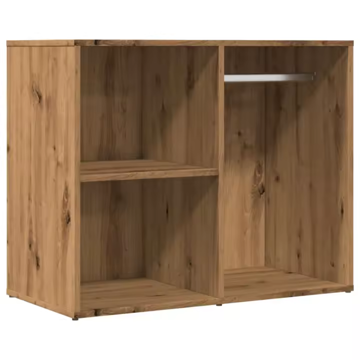 VidaXL Mueble vestido Madera Ingeniería Roble Artesanal 80x40x65 cm - 1