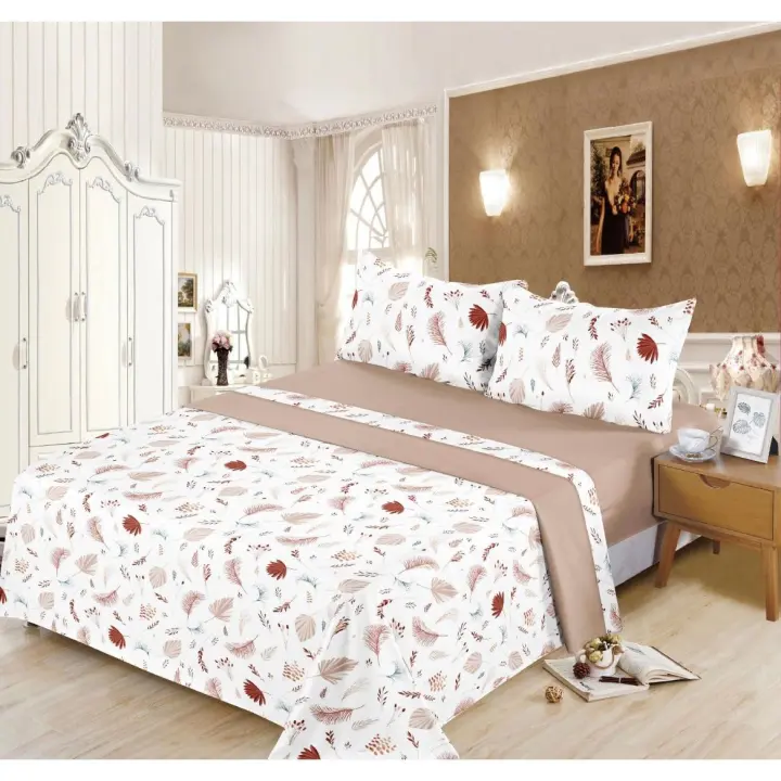 Colección de verano: Juego de Sábanas de Microfibra de 3 y 4Piezas ligero, suave, fresco Primavera, Verano. Dormitorio Elegante - 1