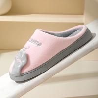 Pantuflas De Algodón Para Parejas En Invierno Tipo Nuevo Gato Feliz Lindo Y Cálido Pantuflas De Algodón Para Adultos Hombres Y Mujeres - details 6