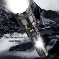 Linterna LED Recargable Portátil De 1500W Con Batería Integrada Impermeable Luz De Torcha De Alta Potencia Para Exteriores - details 4