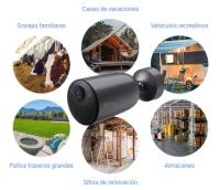 EZVIZ EB3 4G Cámara de vigilancia exterior con resolución 2K, batería recargable de 5200 mAh, visión nocturna a color, detección inteligente por IA, defensa activa, almacenamiento en microSD y sin necesidad de WiFi ni cables. - details 1