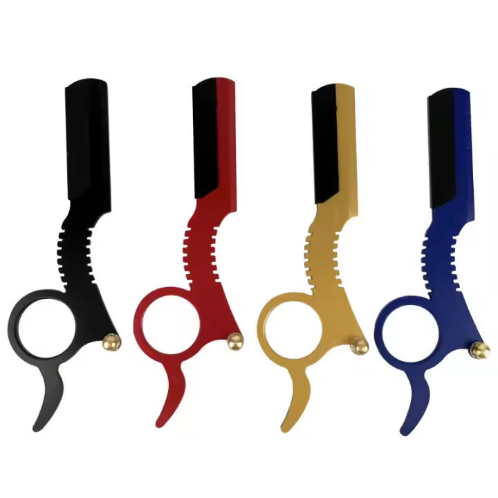 Cuchilla De Afeitar Profesional Para Barbador Con Corte Único Y Retro Estilo Clásico Fácil Reemplazo De Hojas Para Salón De Belleza Y Barbador - 1