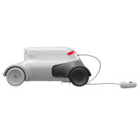 Kit de Maestro de Genkinno P2 Robot Pool Vacuum, Potencia de Succión de 2500GPH, Tiempo de Funcionamiento de 120 Minutos, con Gran Capacidad de Cesta, App OTA y Control Remoto, Tecnología AdaptiveSuc, para Hasta 100㎡/1000 pies cuadrados, Gris - Enchufe - details 0