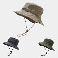 Sombrero De Pescador De Verano Para Hombres Sombreros De Baúl Con Gran Alas Protección Solar Para Exterior Ciclismo Senderismo - details 5