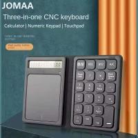 Teclado Numérico Móvil 3 En 1 Con Palanca De Toque Y Calculadora Bluetooth Inalámbrico Para Win/Android/iOS Plegable Compatible Con Desktop Laptop Tablet - details 0