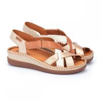 Sandalias altas mujer PIKOLINOS 0741C2 807 SANDALIA TIRAS CRUZADAS MARFIL 31240 24V - details 0