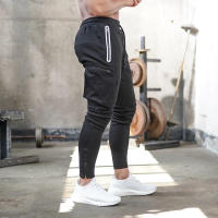 Nuevos Pantalones De Entrenamiento Para Hombre 2024 Primavera Y Otoño Color Sólido Deportivos Cómodos Para Exterior Y Fitness Con Bolsillos De Camuflaje - details 9
