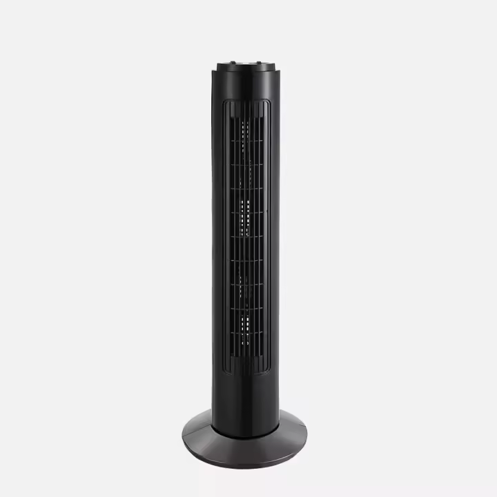 Ventilador De Torre Cuco Negro 3velocidades 50w Temporizador Rotatorio 78x22x22 Cm - 1
