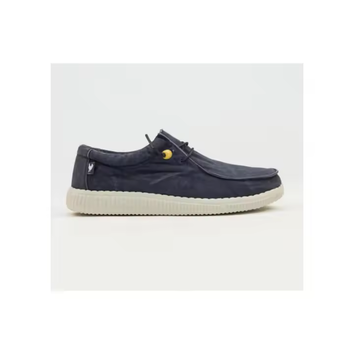 Zapato Náutico Hombre Pitas Wallabi WP150 Marino Algodón Ultraligero - 1