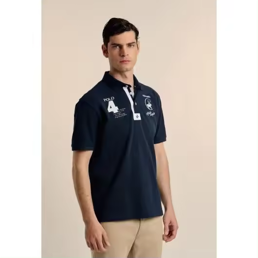 Polo Valecuatro Player azul marino - 1