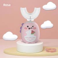 Cepillo De Dientes Eléctrico Para Niños Con Forma De U Y Silicona Limpieza 360 Grados Cepillo Sonic Automático Para El Cuidado Oral De Los Niños - details 10