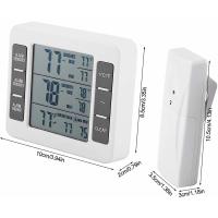 Nevera Congelador Termómetro Digital Alarma Sonido Con Sensor Inalámbrico Pantalla Mín./Máx. - details 0