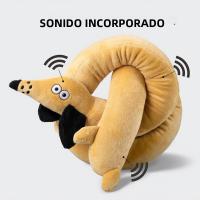 Juguete De Perro Creativo En Forma De Salchicha De 100CM Peluche Sonido Squeaky Juguete Masticable Para Dientes Juguete Interactivo Para Jugar - details 3