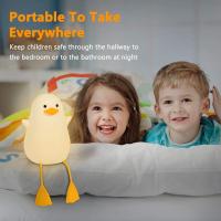 Lámpara Nocturna De LED Squishy Duck Recargable Por USB Para Decoración De Dormitorio Y Jardín De Bebés Y Niños Luz Dimmer De Pato Seagull - details 9