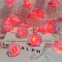 Luces De Navidad LED Rosa 20 Piezas Operadas Por Batería Para Decoración De Fiesta De Boda Y Valentín Guirnalda De Flores Fairy - details 0