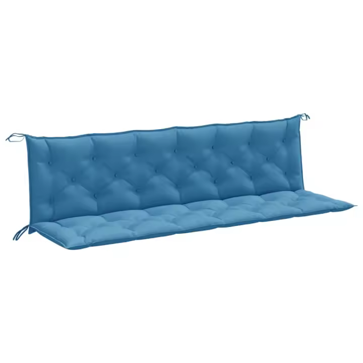 vidaXL Cojines para banco jardín 2 uds tela 200x50x7 cm Color Antracita melange,  Gris claro melange,  Gris oscuro melange y mas Cojín Decorativo de Asiento Cojines de muebles de salon - 1