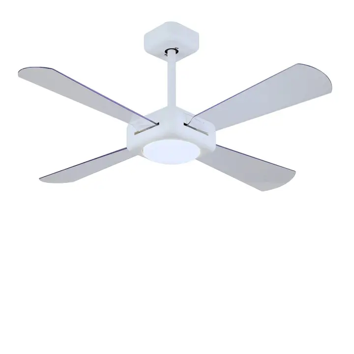 MIMAX -MODELO Meltemi - COLOR  Blanco – Ventilador de techo - Motor DC – ,MARCA Mimax - INLCUYE MANDO - FUNCION INVIERNO / VERANO - 18 W - 1500LM - ASPAS TRANSPARENTES - 1