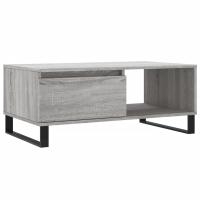 Vidaxl Mesa de Centro Madera Contrachapada 90x50x36,5 Cm Blanco - details 1