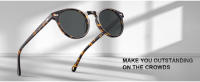 Gafas de sol polarizadas vintage para hombre, protección UV400 para conducir y viajar. Montura de tortuga, lentes marrones - details 0